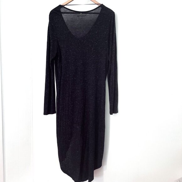Soft Surroundings | Lena Black Heathered High Low Tunic Top Size Medium - Picture 4 of 8